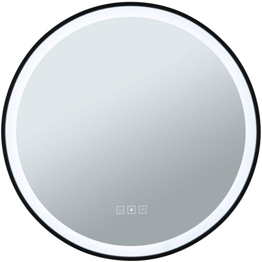 Wand/Deckenleuchte Mirra rund frame IP44 21W 600 Weiß