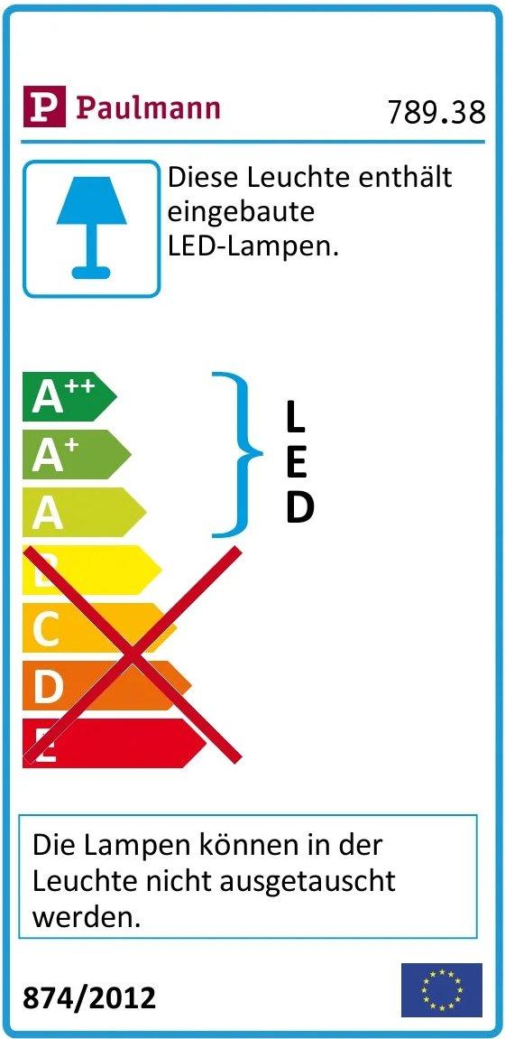 Spiegelleuchte HomeSpa Evie IP44 LED 8W 400mm 3000K Chrom 230V
