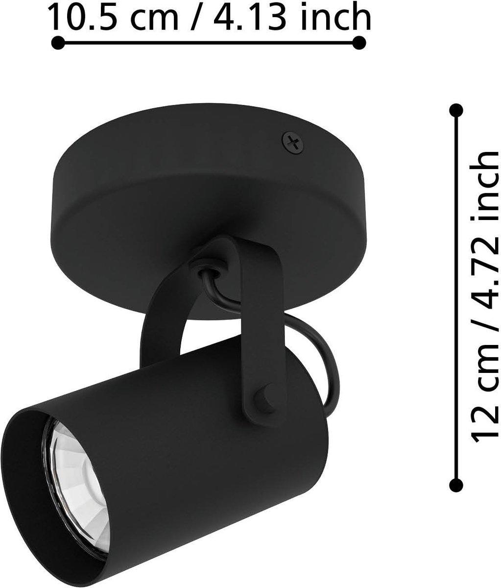 Wand/Deckenleuchte SOREGO GU10-LED 1x3W schwarz
