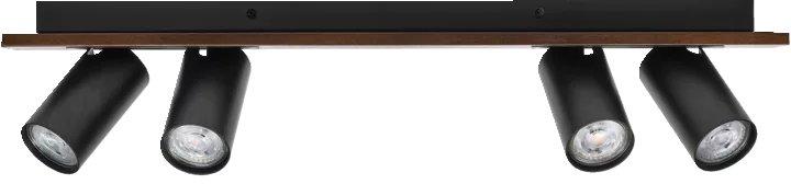 Decor Spot Mercury GU10 Schwarz 4x3.4W 927 DIM