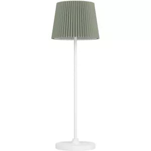 LEONERO Tischleuchte LED CCT H 370 Touch weiß/Grün