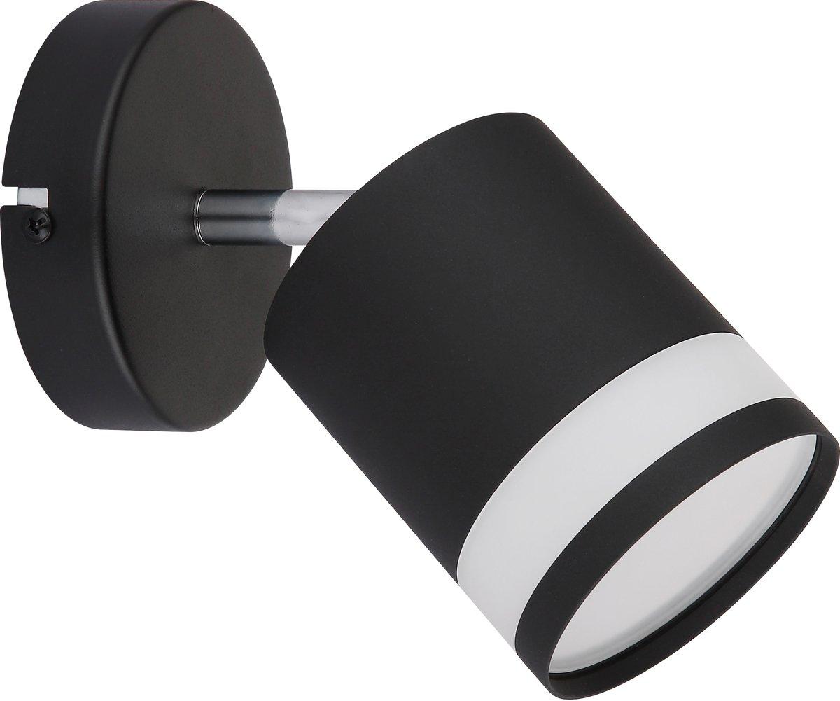 Wandleuchte 1xGX53-LED 7W 3000K Lucero Opal schwarz
