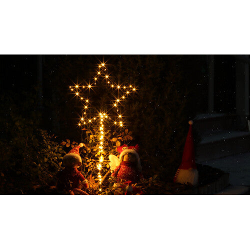 LED-Gartenleuchtstern, batteriebetrieben (X22048) Timer 6+18h