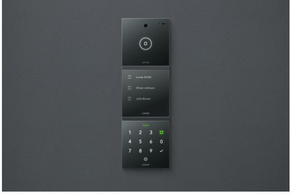 Intercom Montagerahmen 3fach anthrazit