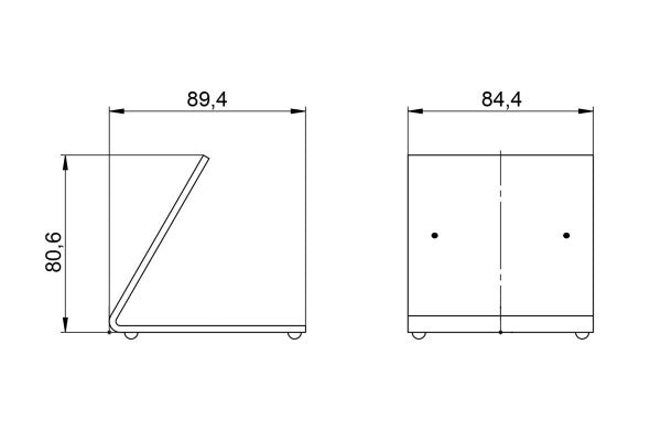 Stand Base Anthrazit