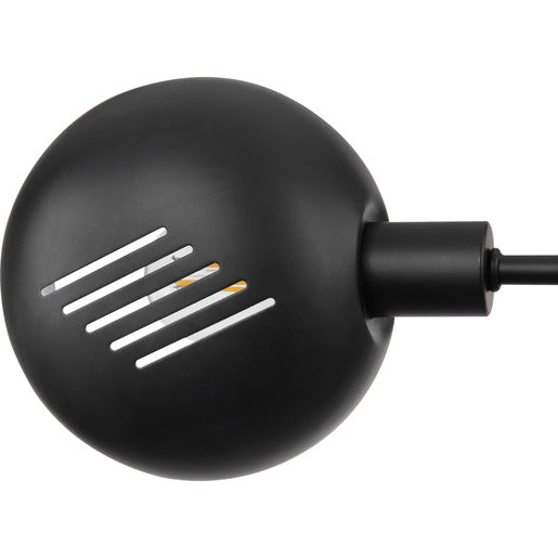 SEYMOUR Stehleuchte schwarz Marmor 5x E14 40W 230V