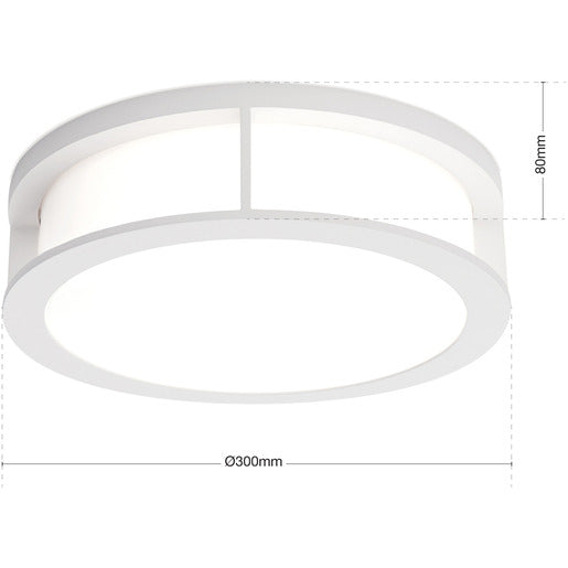 Außenleuchte 11-1207 weiß 2xE27 IP44
