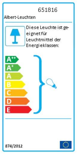 Wandleuchte 1X75W E27 IP23 braun-messing