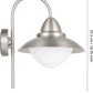 Außen-Wandleuchte Edelstahl 1x60W E27 SIDNEY