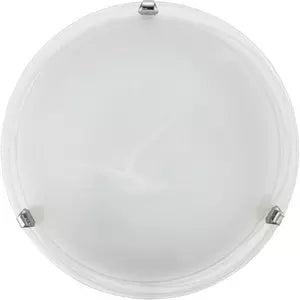 Deckenleuchte E27 1x60W chrom/Glas satiniert SALOME