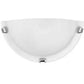 Wandleuchte Chrom/Glas satiniert 1x60W E27 SALOME