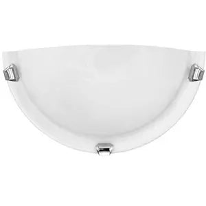 Wandleuchte Chrom/Glas satiniert 1x60W E27 SALOME