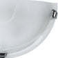 Wandleuchte Chrom/Glas satiniert 1x60W E27 SALOME