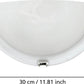 Wandleuchte Chrom/Glas satiniert 1x60W E27 SALOME