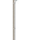 Stehleuchte mit Leseleuchte E27 1x100W nickel-matt UP 2