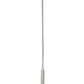 Hängeleuchte E27 1x60W nickel-matt/Glas opal RONDO