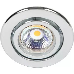 Einbaustrahler mit Sprengring schwenkbar C 3840 chrom ohne Fassung
