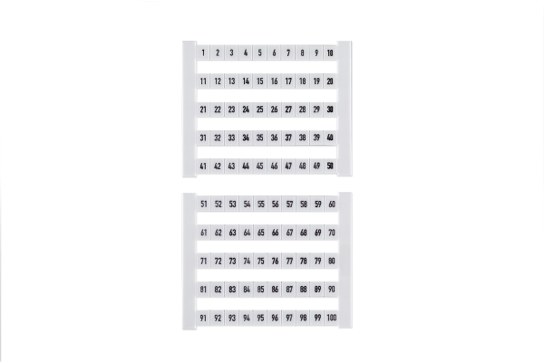 Weidmüller Klemmenmarkierer DEK 51-100 (50 Stk.)