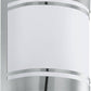 Wandleuchte E27 1x40W Edelstahl / Glas CERNO