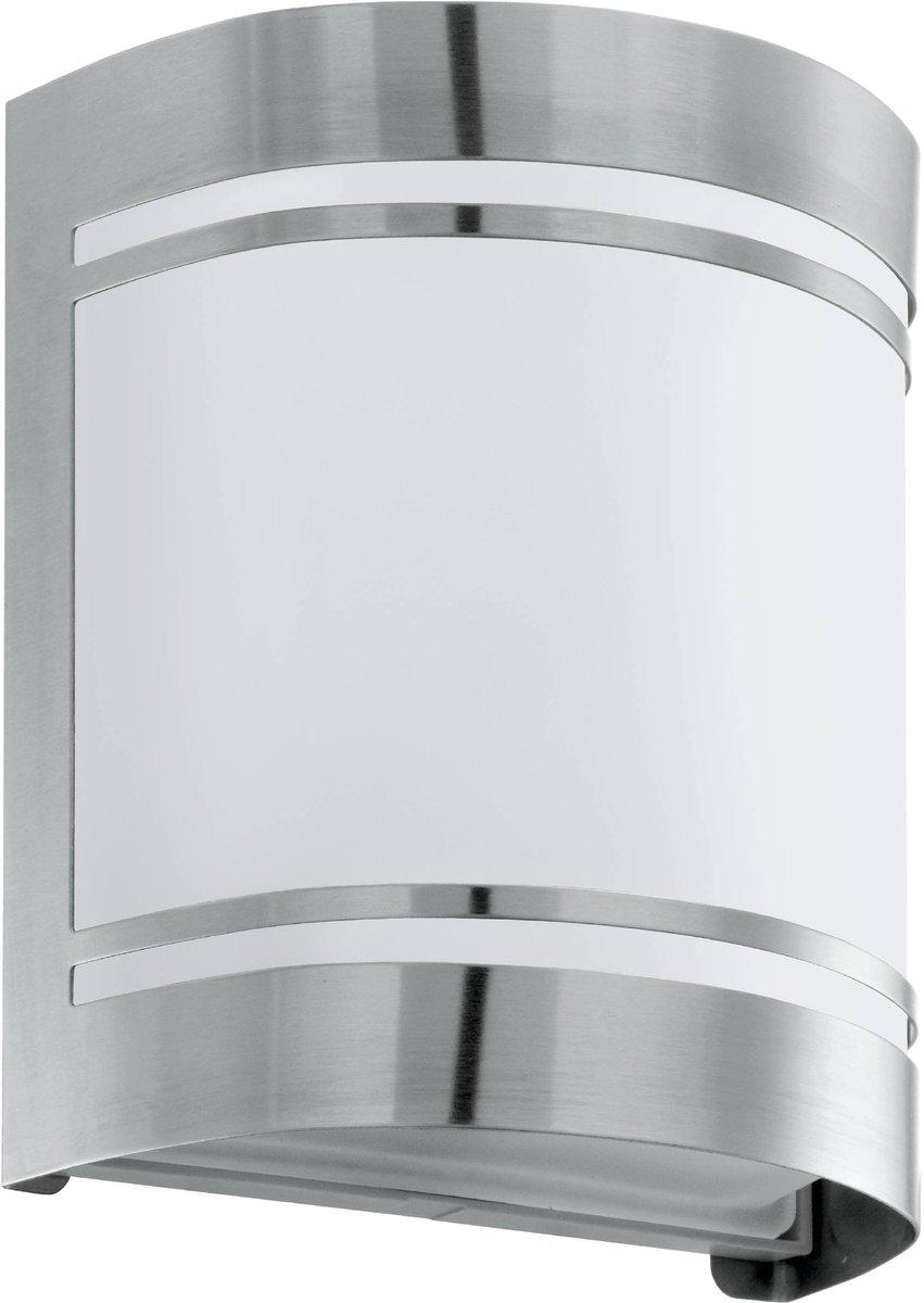Wandleuchte E27 1x40W Edelstahl / Glas CERNO