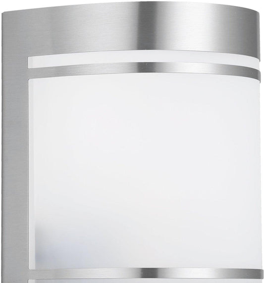 Wandleuchte E27 1x60W Edelstahl / Glas CERNO mit Bewegungsmelder