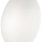 Decken-/Wandleuchte Ø 30cm weiß Glas opal-seidenmatt 1xE27 60W