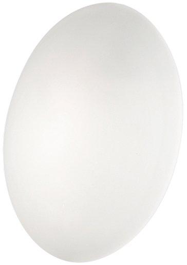 Decken-/Wandleuchte Ø 30cm weiß Glas opal-seidenmatt 1xE27 60W