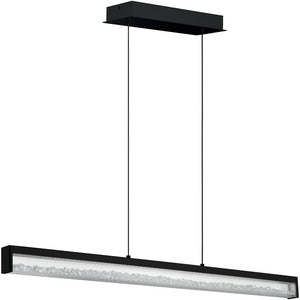 CARDITO Hängeleuchte schwarz Glas klar tunable WHITE LED 6X6W 3420lm