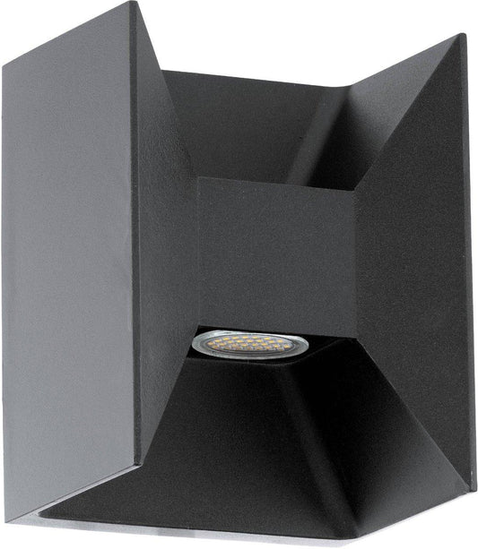 Außen-LED-Wandleuchte anthrazit MORINO LED-Modul 2x2,5W IP44