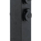 Steckdosensäule schwarz PARK 4 IP44