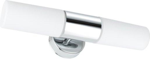 WallCeiling Lenia IP44 max.2x40W E14 Chrom/Opak 230V Metall/Glas