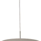 Hängeleuchte 1xE27 60W DM38cm Schirmfarbe Taupe/Innenseite weiss