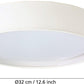 Deckenleuchte LED 12W 1020lm 3000K 32cm Schirmfarbe weiß/Innen weiss