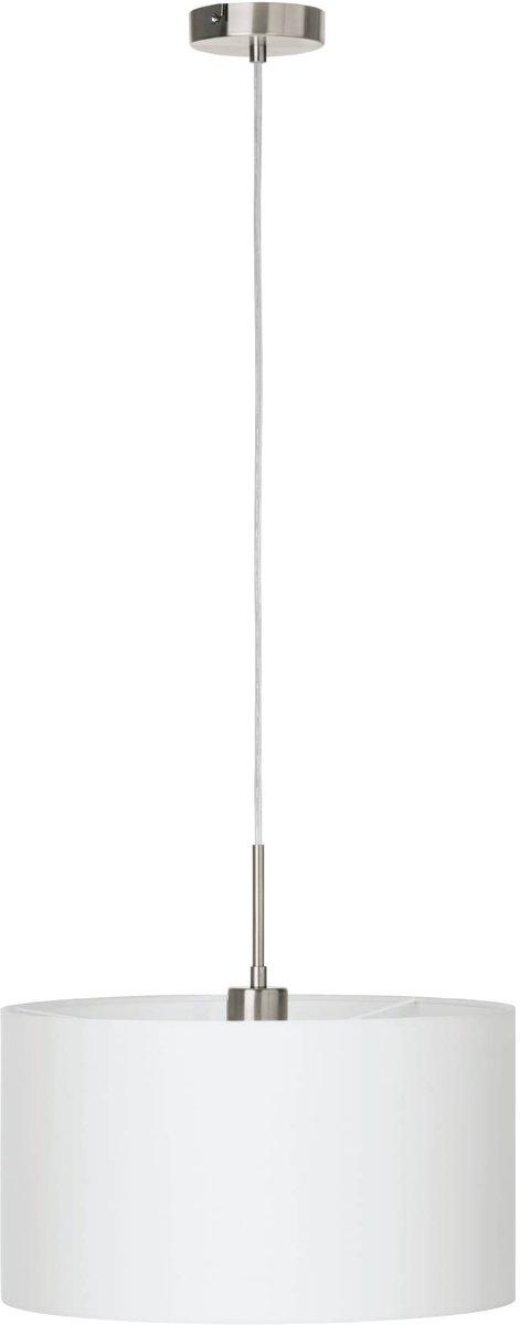 Hängeleuchte 1xE27 60W DM38cm Schirmfarbe weiß/Innenseite weiss