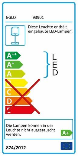 Tischleuchte LED 6W 550lm warmweiß mit Touchdimmer weiss SELLANO