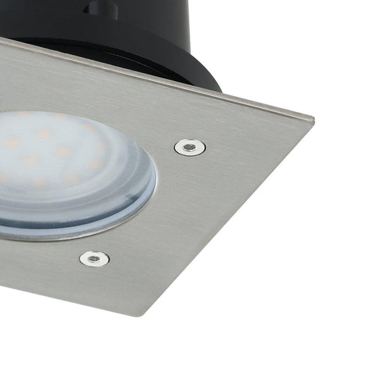 Bodeneinbauleuchte LED Edelstahl eckig 1 x 2,5 W 180 lm IP65/67 LAMEDO