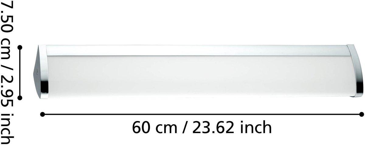 GITA 2 Spiegelleuchte LED neutralweiß 16W L 600mm chrom, weiss IP44