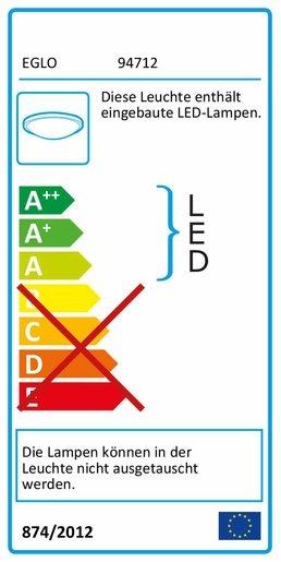 GITA 2 Spiegelleuchte LED neutralweiß 8W L 350mm chrom, weiss IP44