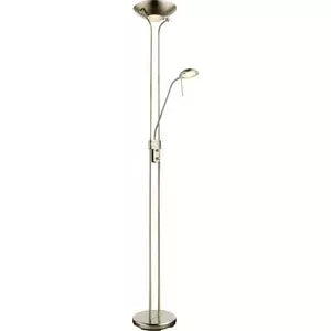 LEONAS Deckenfluter 1 x LED 16W 1440 lm 3000K + 4 5W 360 lm 3000K me-matt