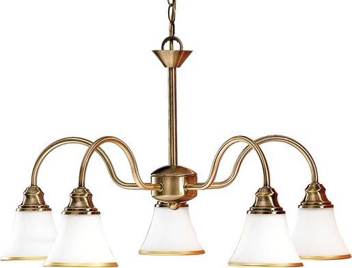 Luster Maja 5 x 40W E14 messing-patiniert