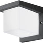 Außen-Wandleuchte LED Anthrazit/weiß DESELLA 1 10W 900lm IP54