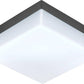 Decken/Wandleuchte LED anthrazit/weiß 8,2 W warmweiß SONELLA IP44