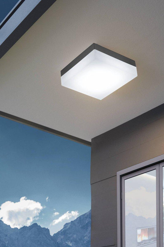 Decken/Wandleuchte LED anthrazit/weiß 8,2 W warmweiß SONELLA IP44