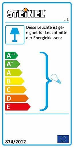 Sensoraußenleuchte 1xE27 60 W IP44 weiss