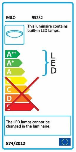 Decken/Wandleuchte LED CARPI 11 W 1100 lm 3000 K chrom weiß
