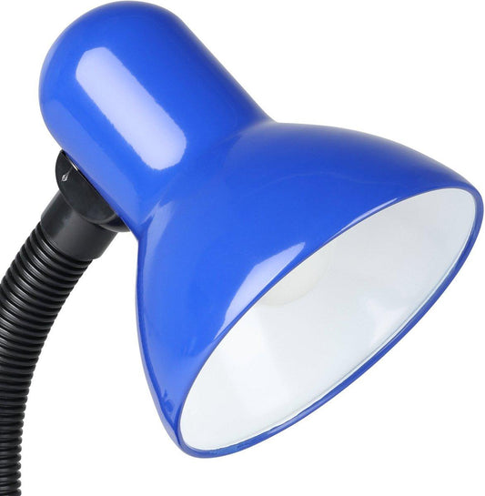 Tischleuchte E27 1x60W blau BASIC