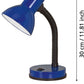 Tischleuchte E27 1x60W blau BASIC