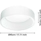 MARGHERA Deckenleuchte LED 3x8,5W 2850lm Ø 450