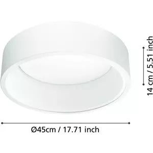 MARGHERA Deckenleuchte LED 3x8,5W 2850lm Ø 450