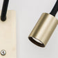 Wandleuchte Messing-matt LED 5W 300lm 3000K L:46cm mit Schalter